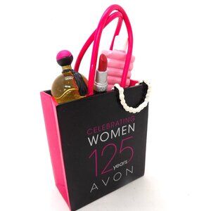 Vtg. Avon 125 Year Shopping Bag Ornament NEW